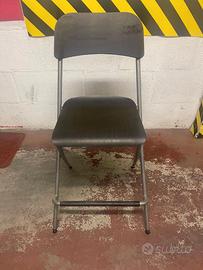 SEDIA SGABELLO ALTO PIEGHEVOLE