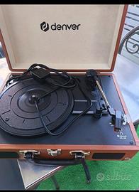 Giradischi Denver VPL-120BROWN design valigia. Alt