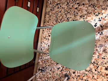 6 Sedie vintage in formica anni 60