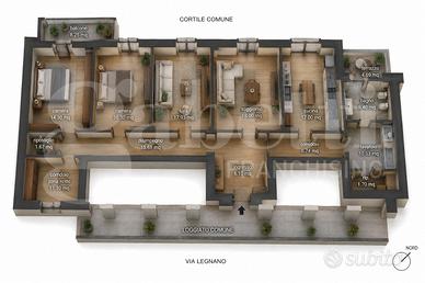 Appartamento Piacenza [Cod. rif 3318822VRG]