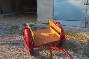 Carretto rimorchio per Moto Guzzi d'epoca
