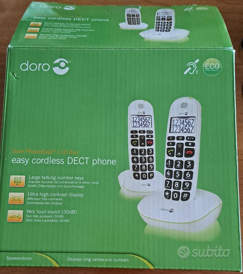 Telefono cordless duo DORO PhoneEasy 110duo - Telefonia In vendita a Padova