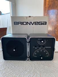 Radio Brionvega TS522 nera Cubo