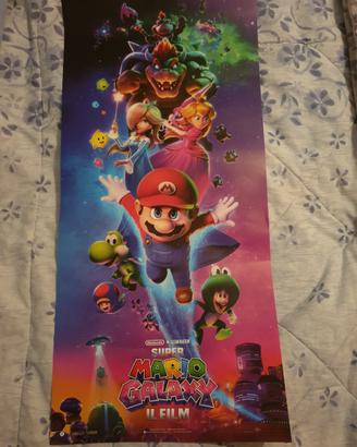 Poster Super Mario Galaxy il film Nintendo