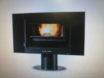 stufa pelles  EXTRAFLAME  ESMERALDA  CRYSTAL