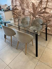Tavolo vetro