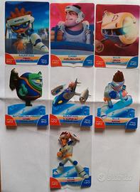 7 LAMINCARDS EDIBAS ACTIMEL DANONE.