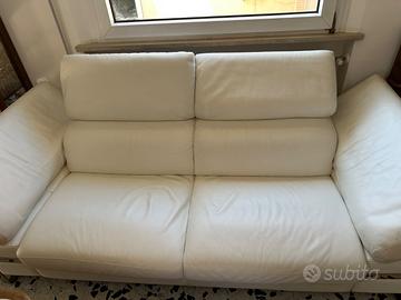 DIVANO IN VERA PELLE BY POLTRONE SOFA'