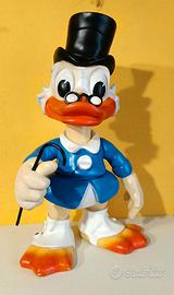 Pupazzo Zio Paperone Ledraplastic anni 60 70 gomma