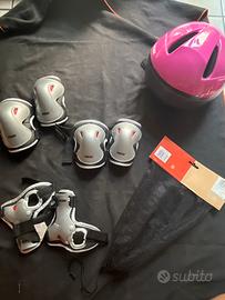 Set protezioni roces boy + casco