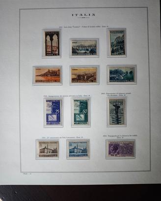 Francobolli Italia 1953-54
