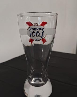 6 Calici Kronenbourg 1664 Sahm 20cl Nuovi