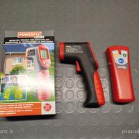 Termometro infrarossi + Rilevatore metallo e cavi