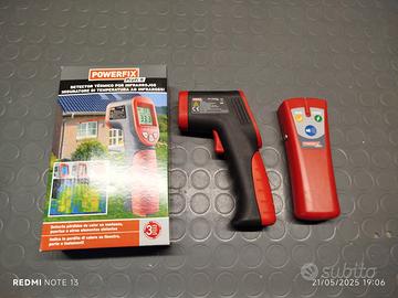 Termometro infrarossi + Rilevatore metallo e cavi