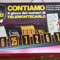 Gioco in scatola Contiamo gioco di Telemontecarlo