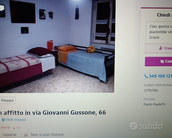 Posto letto centocelle