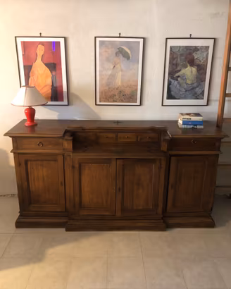 Credenza scrittoio arte povera