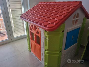 Casetta bambini Feber grande da giardino e interno
