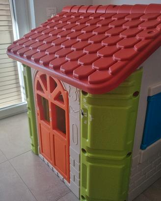 Casetta bambini Feber grande da giardino e interno