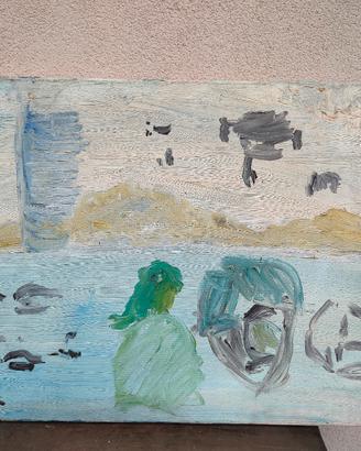 quadro astratto olio su tela