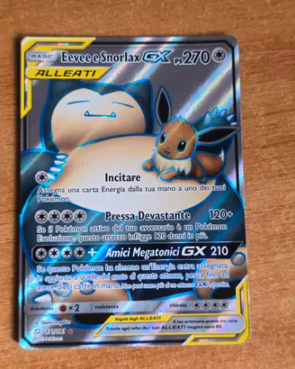 Eevee e Snorlax GX ALLEATI