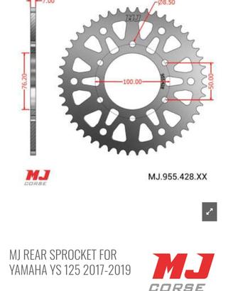 Corona MJ CORSE Yamaha XSR-MT 125 54T