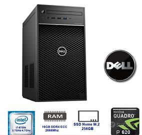 PC Workstation Dell Precision 3630 256Nvme+Raid+Nv