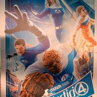 Banner cinematografico su polionda Fantastici 4 