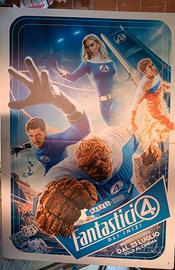 Banner cinematografico su polionda Fantastici 4 