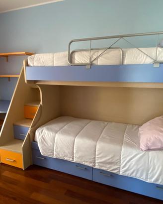 Camerettta bambini/ragazzi con letto a castello