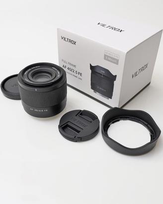 Viltrox Sony 40 mm f 2,5 Full Frame e APSC