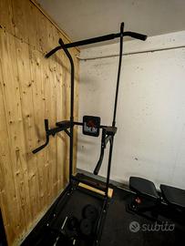 homcom stazione Trazioni, dip, addominali