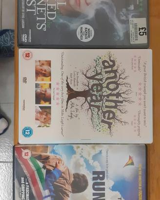Collezione di DVD in lingua inglese (titoli sotto)