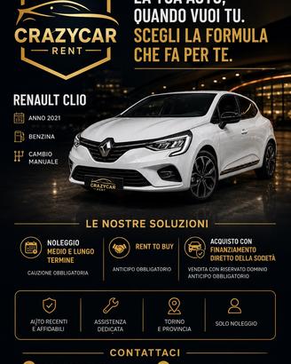 Noleggio auto senza busta paga
