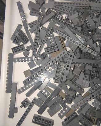lego brick grigio scuro 600 grammi