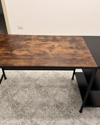 Scrivania con libreria laterale - 140x60cm