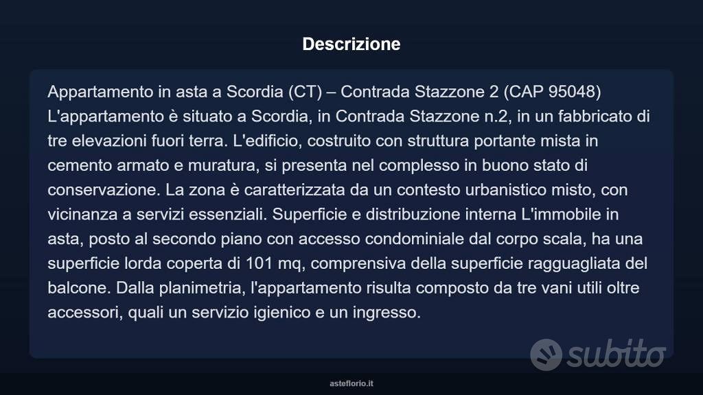 Appartamento – Scordia, Castagna - Altro