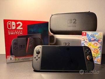 NINTENDO SWITCH 2 + CASE ORIGINALE + BANANA RUMBLE