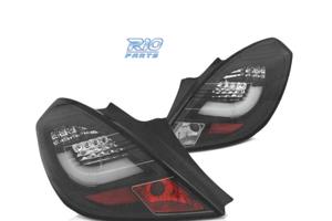 FANALI A LED BAR PER OPEL CORSA D 3P 06-14 NERI