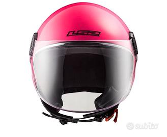 LS2 Casco Moto Jet SPHERE LUX Fluo Pink NUOVO