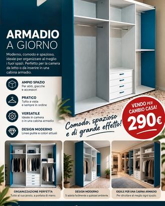 Armadio a giorno