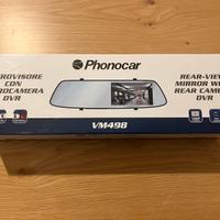 Phonocar ~ retrovisore con retrocamera dvr
