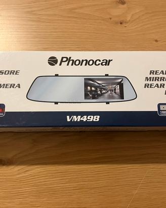Phonocar ~ retrovisore con retrocamera dvr