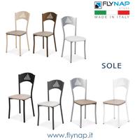 Sedia pizzeria casa bar bistrot SOLE colori vari