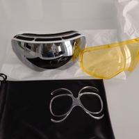 Nuova Maschera Sci/Snowboard Bianca Doppia Lente