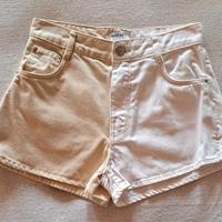 Shorts donna bicolore Bershka