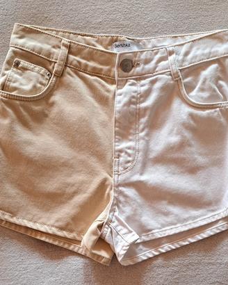 Shorts donna bicolore Bershka
