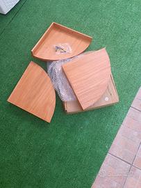 mensole angolari in legno 