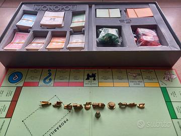 Monopoli vintage anni '80 scatola rettangolare