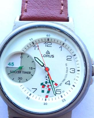 Orologio Lorus Italia 90, ideato per i mondiali